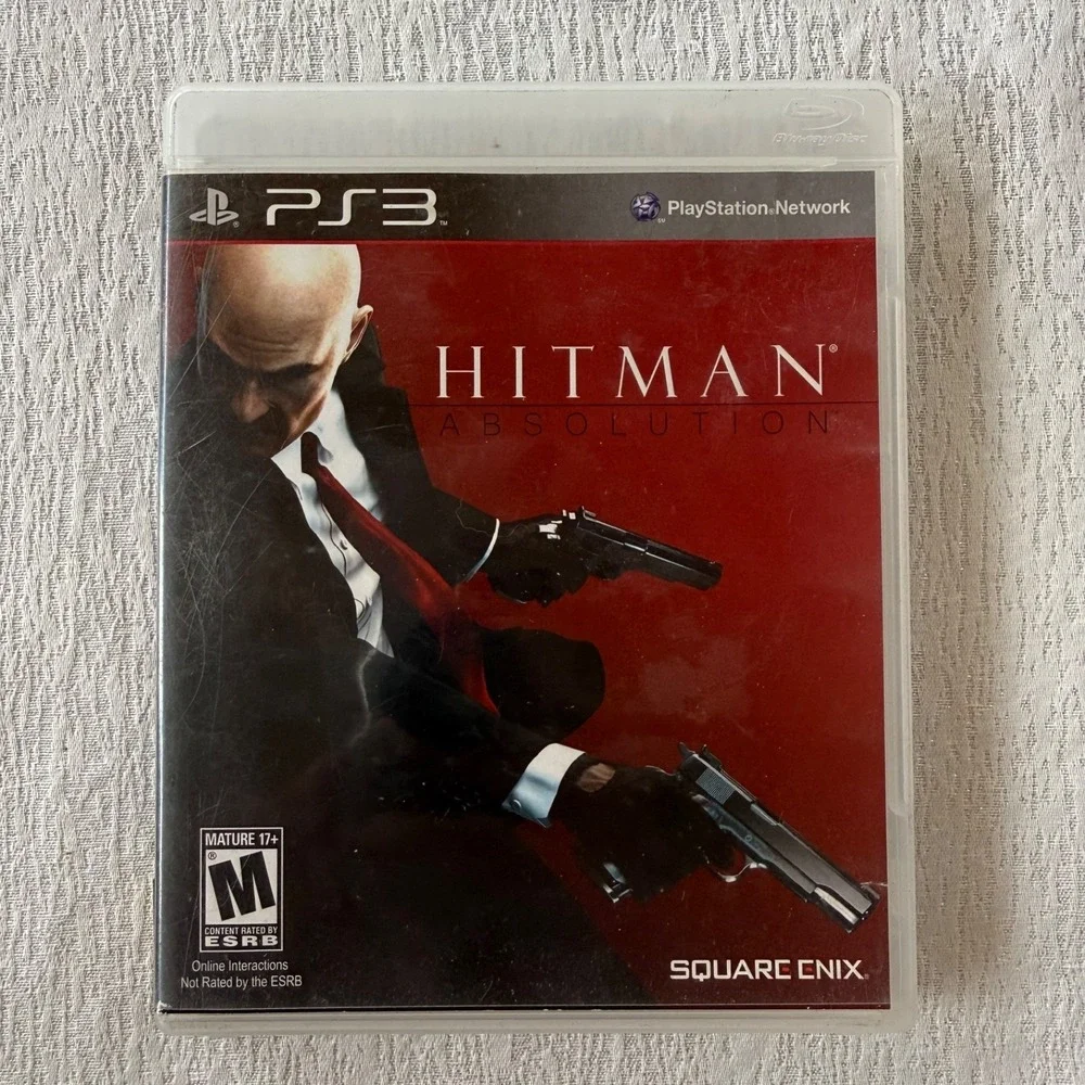 Hitman Absolution PS3 PlayStation 3 Game Disc & Case Untested